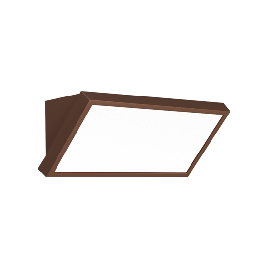 Applique per esterni corten marrone moderna  20w 2700k 3300k 4000k