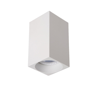 Faretto led da soffitto bianco gu10 dimmerabile squadrato