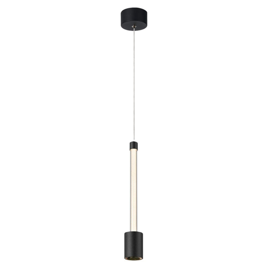 Lampadario sospensione design nero pendene led moderna