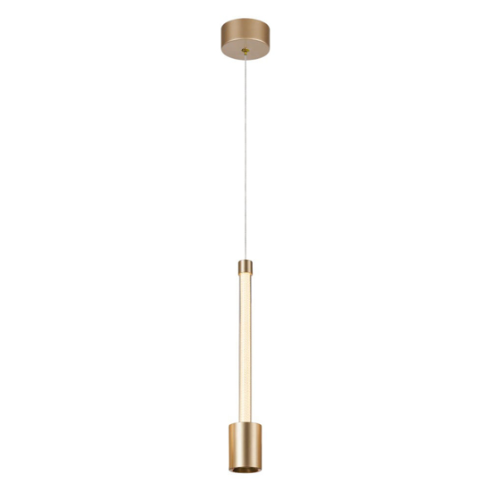 Lampadario a sospensione oro design moderna pendente led