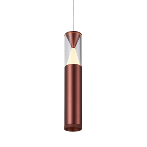 Lampadario pendente per isola cucina cilindro design oro rosa