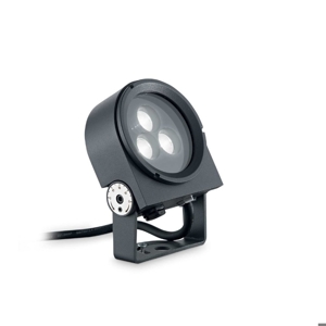 Ulex ideal lux faretto esterno 8,5w 3000k antracite ip65 orientabile