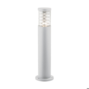 Ideal lux tronco pt1 h60 lampioncino da giardino moderno bianco ip65