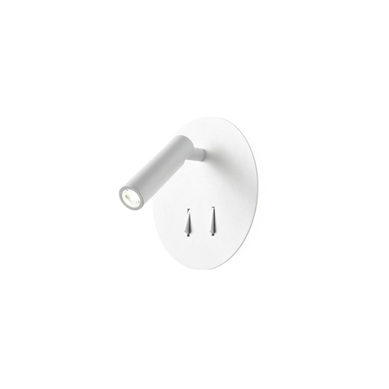 Perenz plug applique per comodino rotonda doppio led orientabile