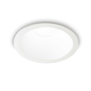 Ideal lux game trim round 11w 3000k ip65 faretto per bagno bianco