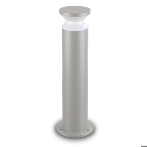 Ideal lux lampione grigio per giardino torre pt1 h60 ip65 moderno