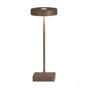 Ondaluce lt tap lampada da esterno ricaricabile corten senza fili led ip54