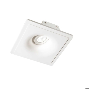 Ideal lux zephyr fi d20 faretto gesso incasso per controsoffitto gu10 220v orientabile