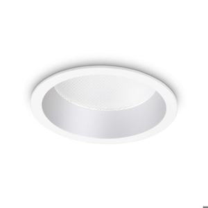 Ideal lux deep fi faretto a led da incasso rotondo ip44 su cartongesso 20w 3000k