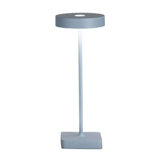 Ondaluce lt tap lampada da tavolo per esterno portatile blu led ip54