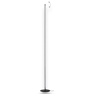 Lampada da terra design minimale nera moderna led 25w 3000k