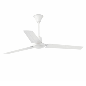 Ventilatore da soffitto a pale bianco fino a 28mq