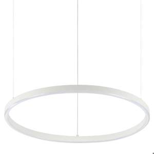 Ideal lux oracle slim sp d050 round bianco lampada moderno led 30w 3000k