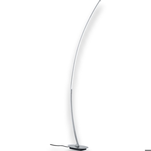 Lampada arco moderna nickel led 11w 3000k