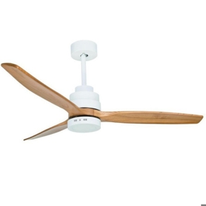 Ventilatore con luce da soffitto silenzioso pale in legno fino a 20mq