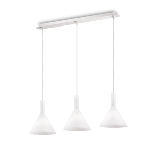 Cocktail sp3 ideal lux lampada cucina a sospensione tre luci vetri bianchi