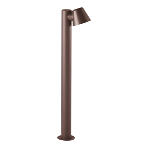 Gas pt1 lampione per esterni giardino marrone ip43 ideal lux