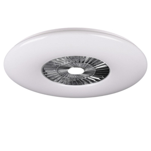 Ventilatore plafoniera da soffitto bianco moderno con luce