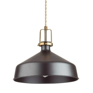 Ideal lux eris-1 sp1 lampada a sospensione vintage nera ccavo estendibile