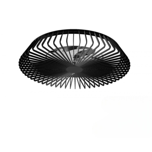 Ventilatore nero a plafoniera da soffitto moderno silenzioso