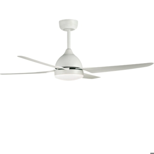 Ventilatore bianco da soffitto fino a 18mq con luce