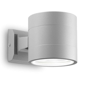 Snif ap1 round applique da esterno ideal lux grigio ip54