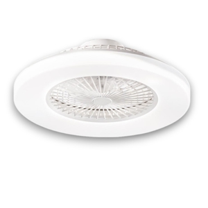 Ventilatore a plafoniera con luce perenz bianco silenzioso