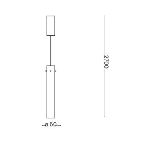 Lampada a sospensione per isola cucina flam sp vetro fume'' led