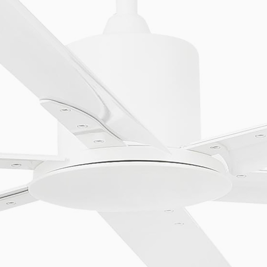 Ventilatore da soffitto per ambienti oltre 39mq bianco con telecomando