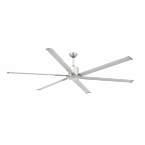 Grande ventilatore grigio da soffitto a pale per ambienti da 39mq