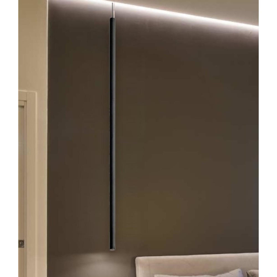 Filo sp1 ideal lux lampada a sospensione cilindro nero led 2700k