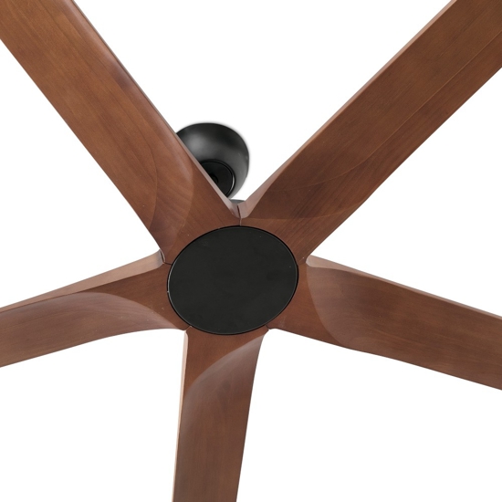 Ventilatore da soffitto wi-fi con telecomando pale di legno oltre 39mq