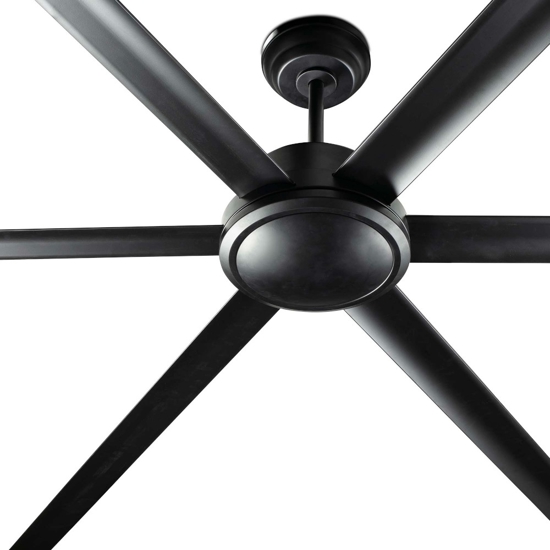 Ventilatore nero da soffitto per grandi ambienti oltre 39mq