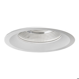 Faretto da incasso  15w 4000k per controsoffitto rotondo bianco