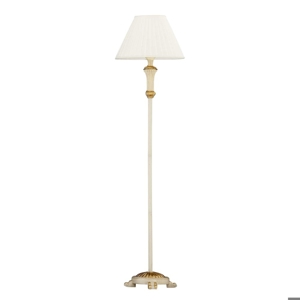 Firenze pt1 ideal lux lampa da terra classica bianca foglia oro