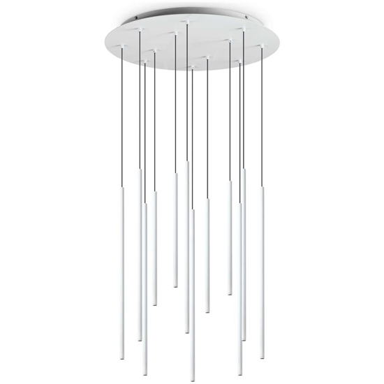 Filo sp12 ideal lux lampadario a sospensione led 2700k bianco