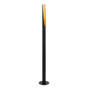 Lampada da terra design moderna nero oro