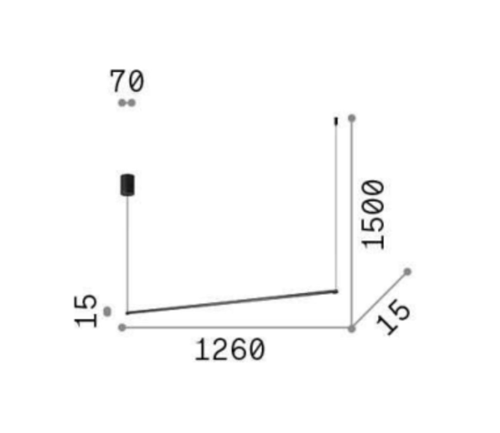 Ideal lux essence sp d126 lampadario moderno nero led 2700k