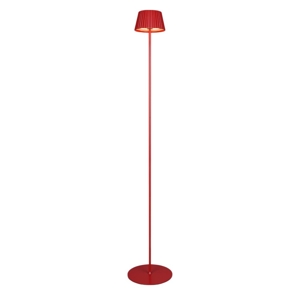 Lampada da terra senza fili per esterno rossa led 3000k