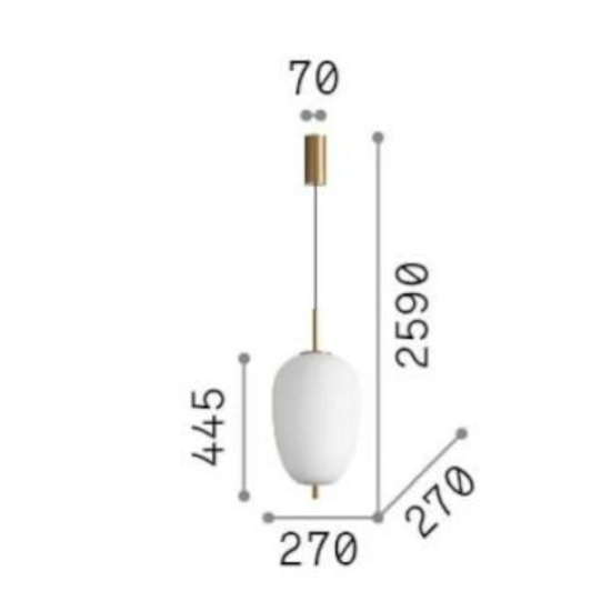 Umile-3 sp1 ideal lux lampada a sospensione led