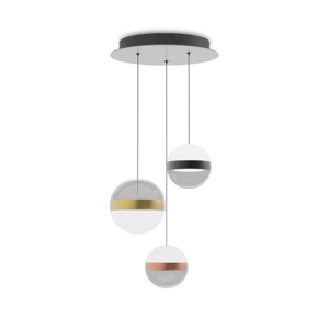 Galaxy sp3 ideal lux lampadario moderno 3 sfere vetro led