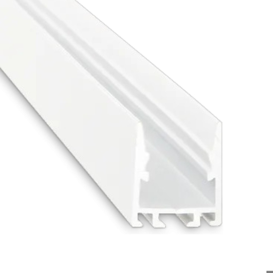 Profilo bianco alto ideal lux per strisce led max 14mm