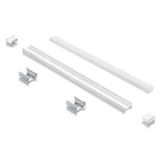 Profilo alto 3mt nero per strip led max 6mm ideal lux