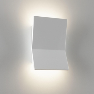 Applique led 18w 4000k design moderna gesso bianca