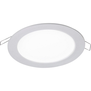 Faretto da incasso led 12w 3000k bianco rotondo