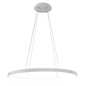 Vivida lifering-o lampadario moderno bianco led 50w 3000k 4000k ovale