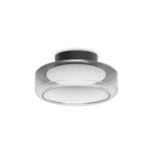 Topico pl d35 ideal lux plafoniera tonda moderna vetro led 3000k