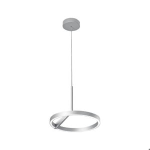 Vivida meridiana lampada a sospensione titanio led 17w 3000k 4000k