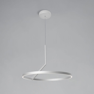 Lampadario moderno bianco led 44w 3000k 4000k vivida meridiana