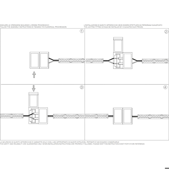 Connettore strip led main ideal lux